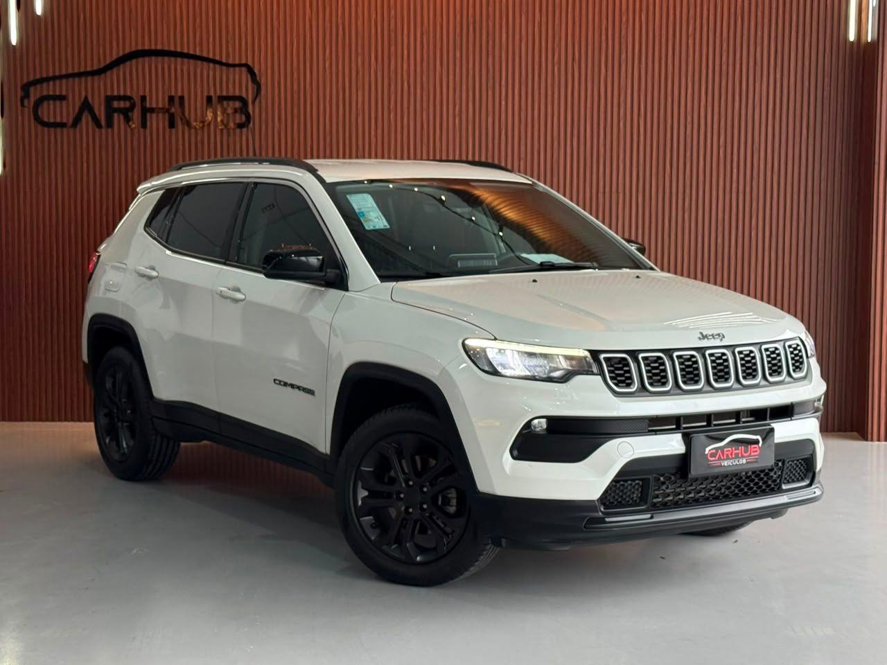Foto numero 1 do veiculo Jeep Compass SPORT T270 1.3 TB 4x2 Flex Aut.  - Branca - 2025/2026