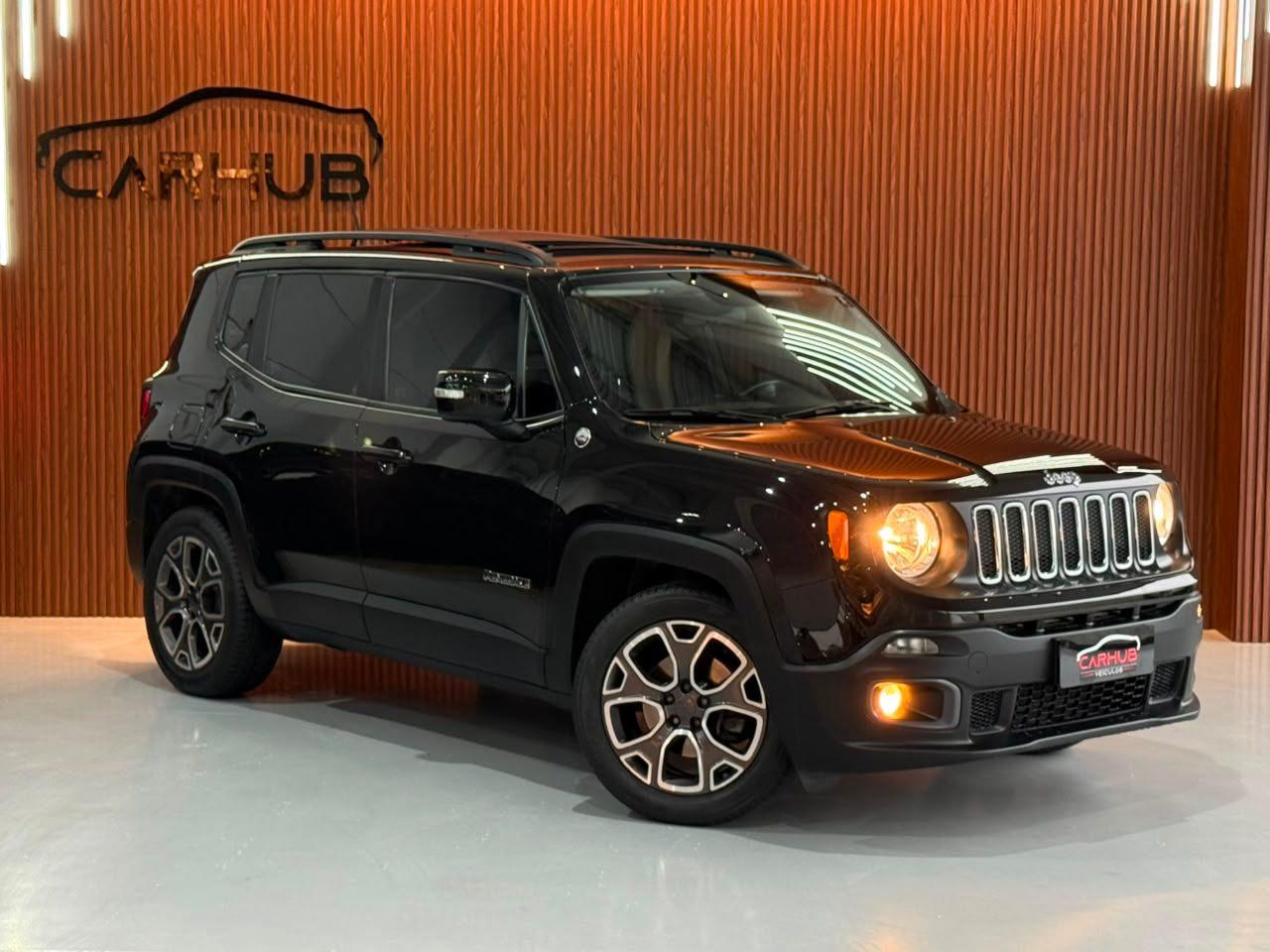 Foto numero 1 do veiculo Jeep Renegade Longitude 1.8 4x2 Flex 16V Aut.  - Preta - 2015/2016