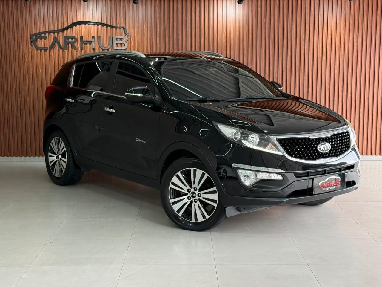 Foto numero 1 do veiculo Kia Sportage EX 2.0 16V/ 2.0 16V Flex Aut.  - Preta - 2014/2015