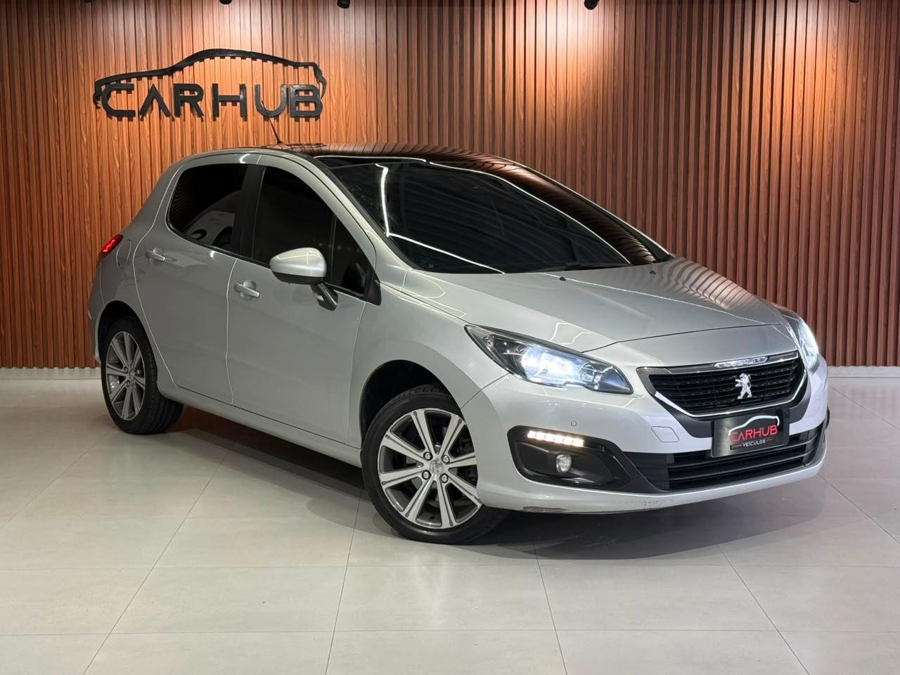 Foto numero 1 do veiculo Peugeot 308 Griffe 1.6 Turbo Flex 16V 5p Aut.  - Prata - 2016/2017