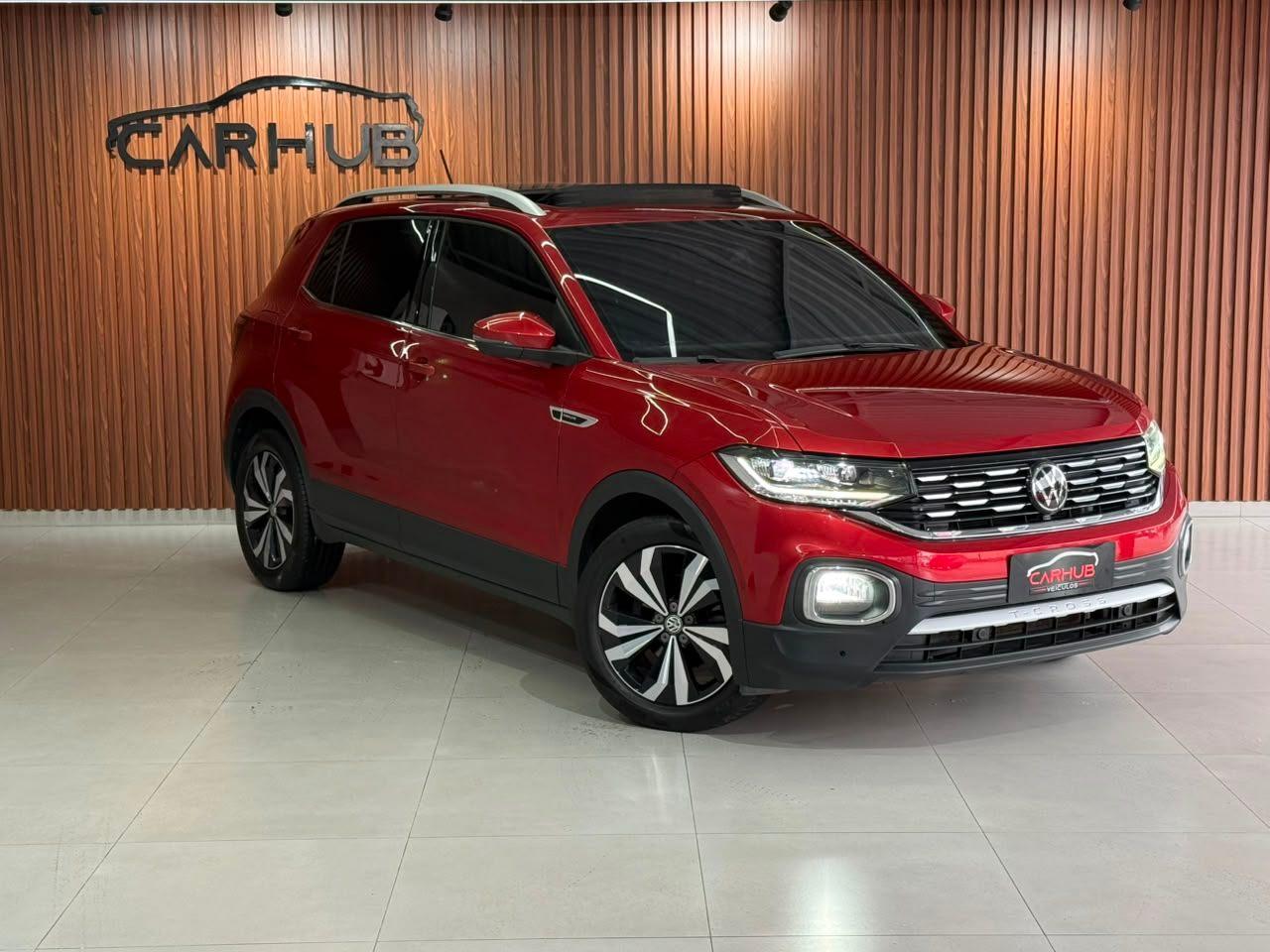 Foto numero 1 do veiculo Volkswagen T-Cross Hig. 250 TSI 1.4 Flex 16V 5p Aut  - Vermelha - 2022/2022