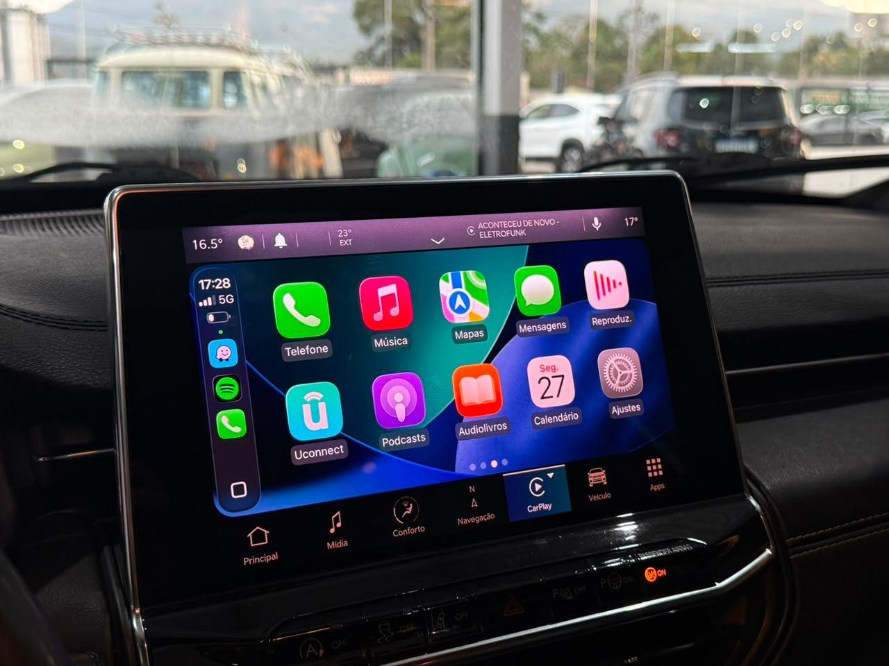 Foto numero 6 do veiculo Jeep Compass S T270 1.3 TB 4x2 Flex Aut.  - Cinza - 2021/2022
