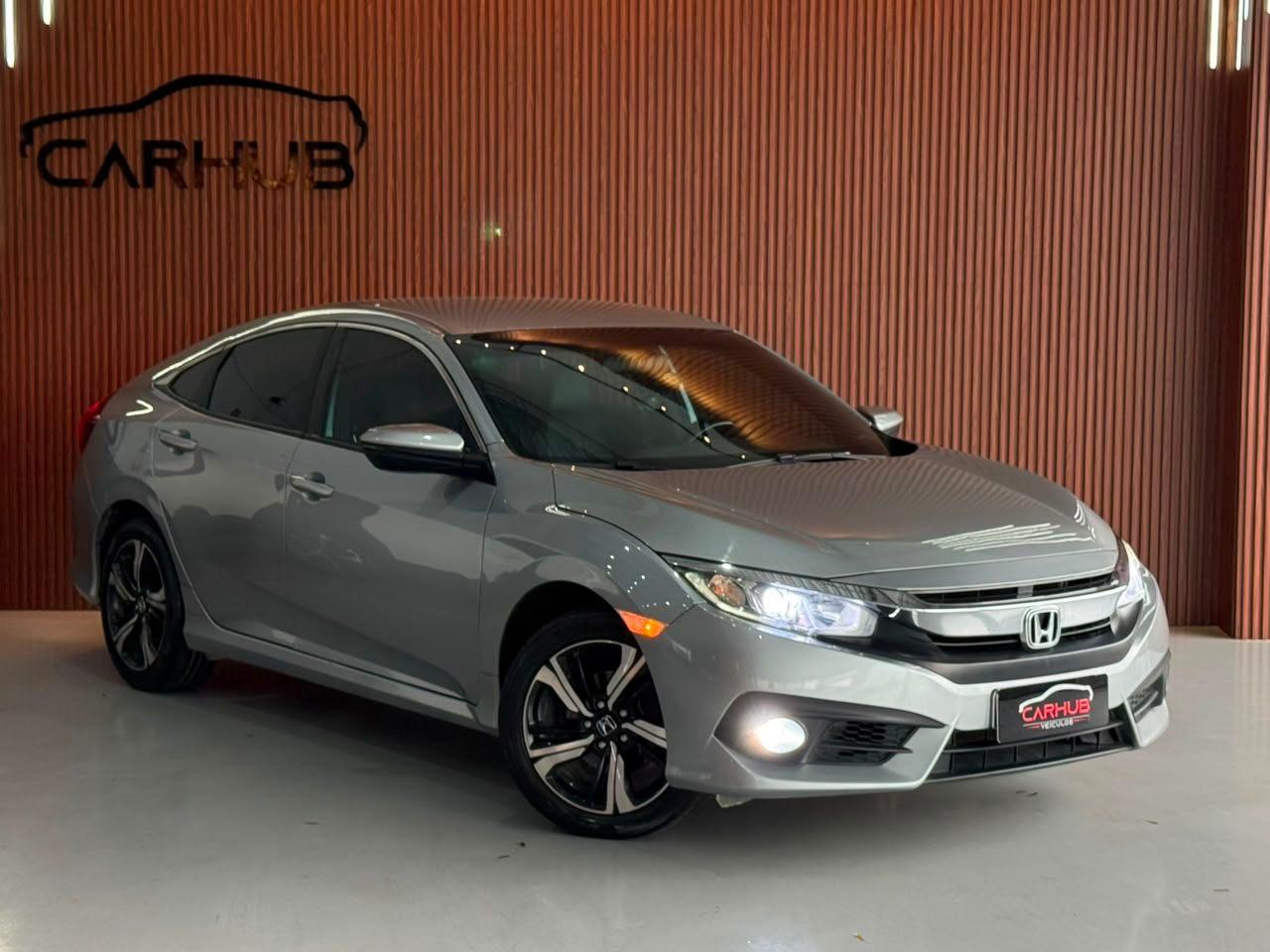 Foto numero 1 do veiculo Honda Civic EX CVT - Prata - 2016/2017