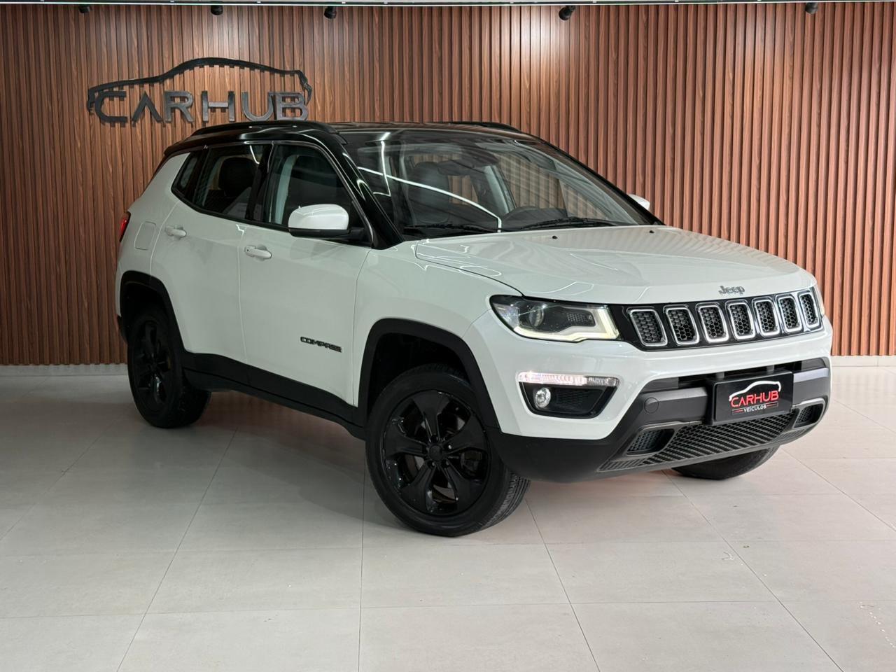 Foto numero 1 do veiculo Jeep Compass LONGITUDE 2.0 4x4 Dies. 16V Aut.  - Branca - 2017/2017