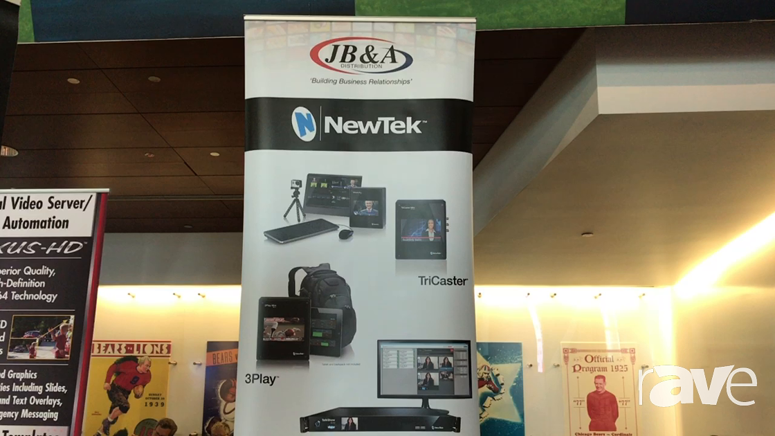 AVI LIVE JB & A Distribution Shows NewTek TriCaster Mini Broadcast