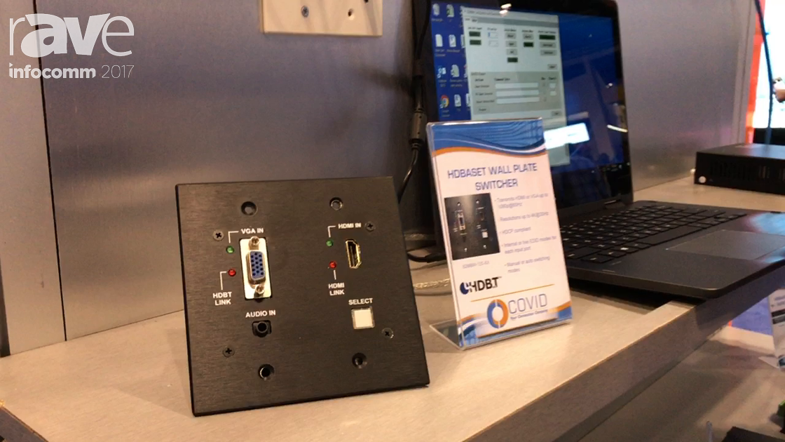 InfoComm 2017: Covid Presents Double Gang Switch Plate