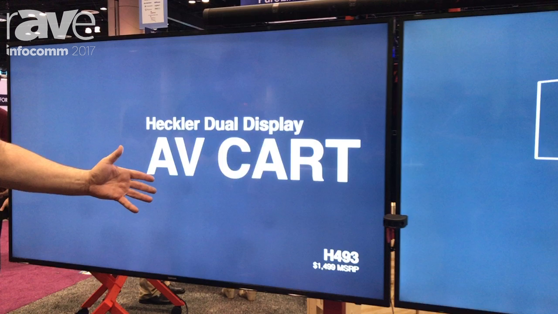 InfoComm 2017: Heckler Design Shows Dual Display AV Cart