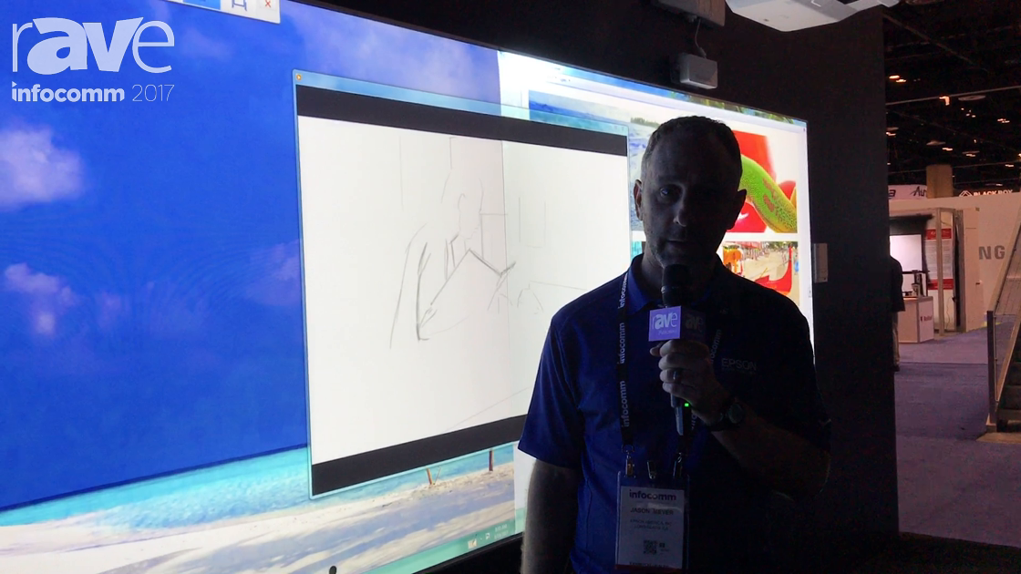 InfoComm 2017: Epson Exhibits BrightLink Pro 1470Ui Ultra Short Throw Laser Interactive Projector