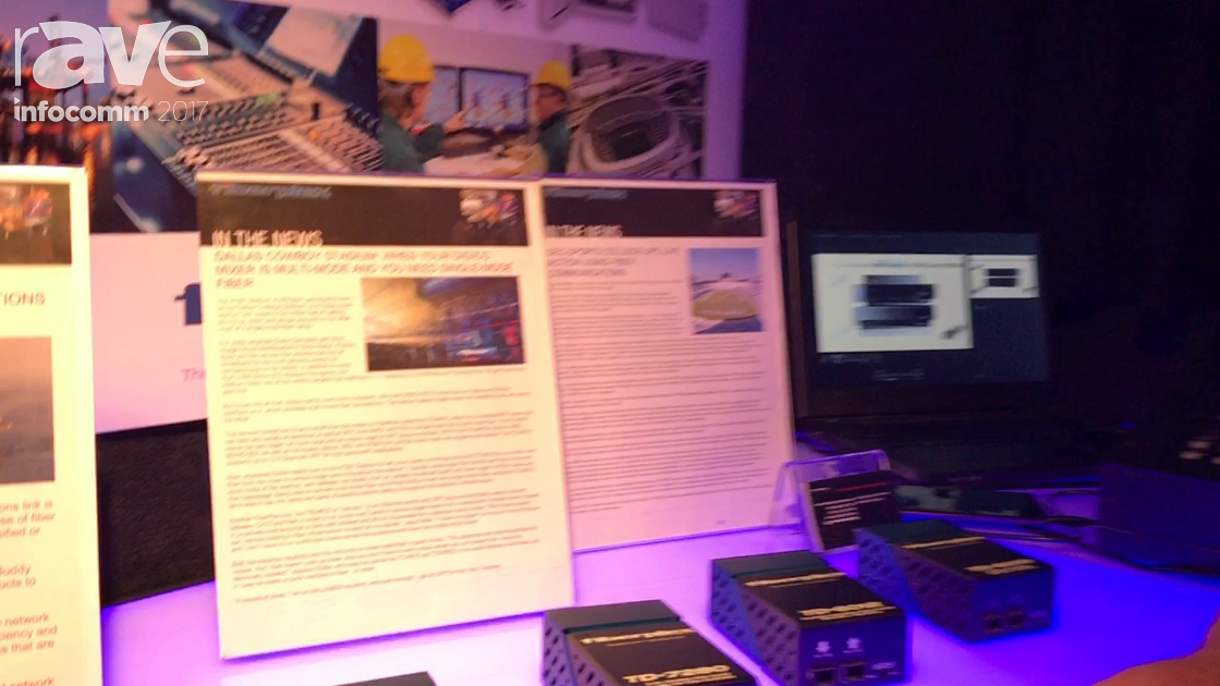 InfoComm 2017: FiberPlex Tech Shows TD-7282 2-Ch Analog 2-Wire Audio Plus Controls