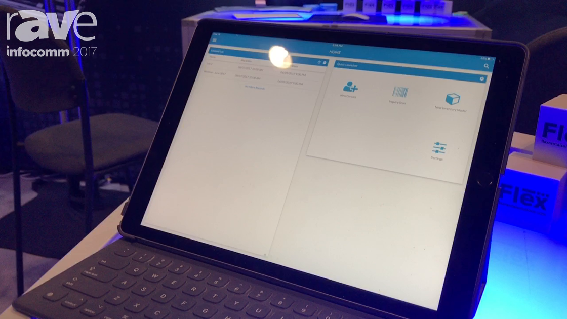 2017 Flex Rental Solutions Shows Flex 5 Interface for Rental