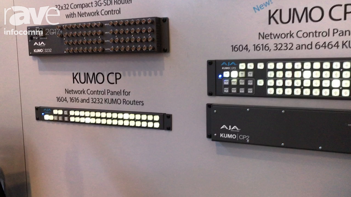 InfoComm 2017: AJA Adds CP2 Router Control Panel