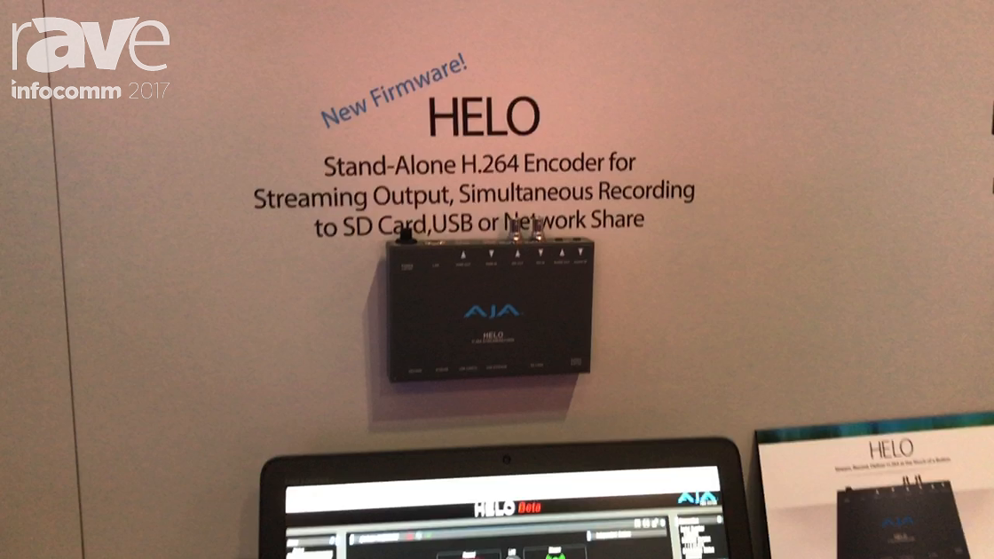 InfoComm 2017: AJA Talks About Its New Firmware for HELO Streaming Appliance