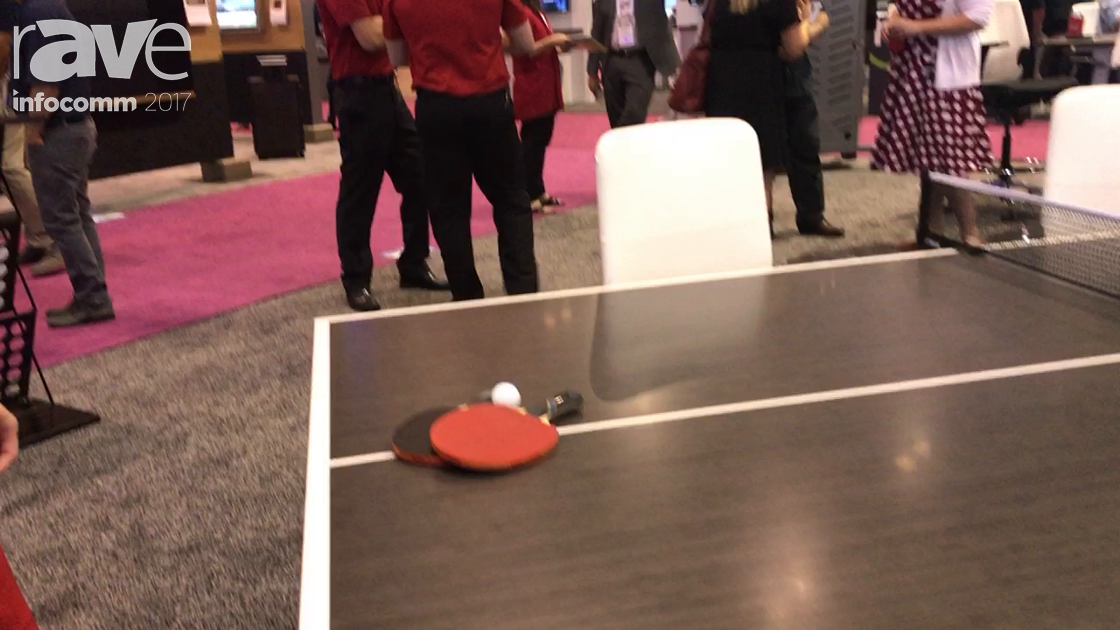 InfoComm 2017: AVTEQ Demos Custom Conference Ping Pong Table