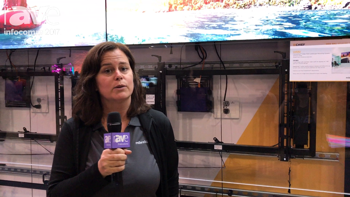 2017 Chief Exhibits LVSXU ConnexSys Video Wall Landscape