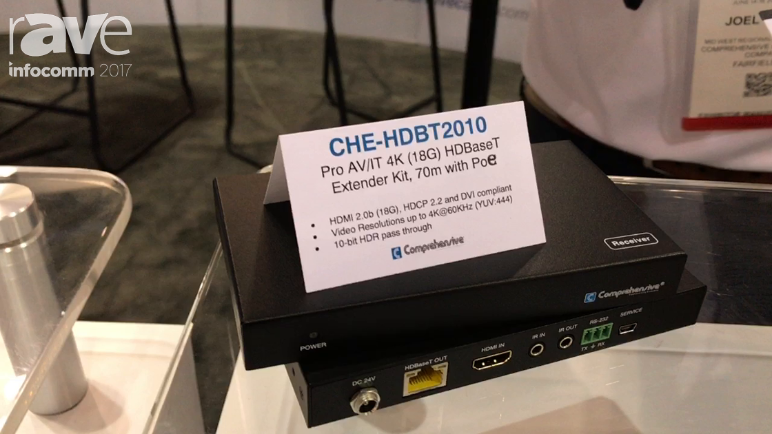 InfoComm 2017: Comprehensive Adds Their CHE-HDBT2010 HDBaseT 70m with PoE