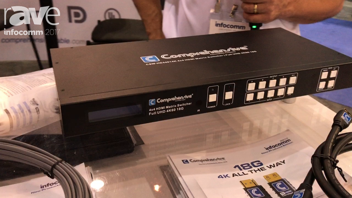 InfoComm 2017: Comprehensive Talks About Their CSW-HD44014K 4×4 HDMI Matrix Switcher