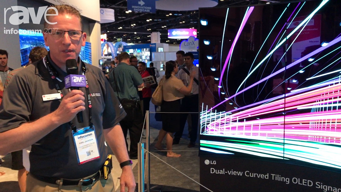 InfoComm 2017: LG Features Dual-View Curved Tiling OLED Signage