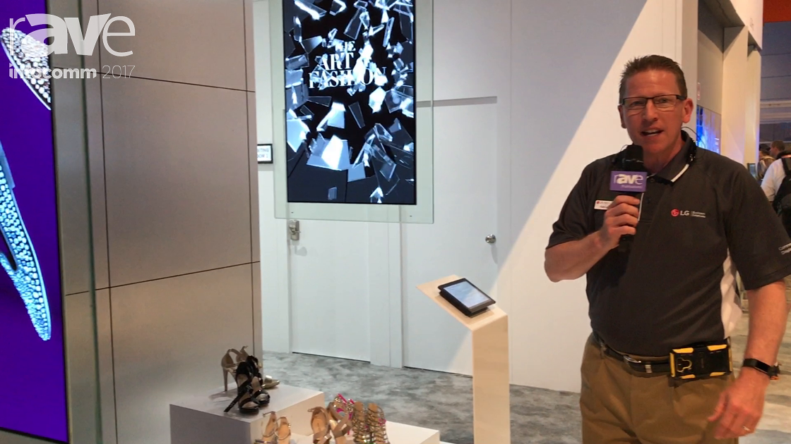 InfoComm 2017: LG Showcases OLED Dual-Sided In-Glass Display Digital Signage Solution