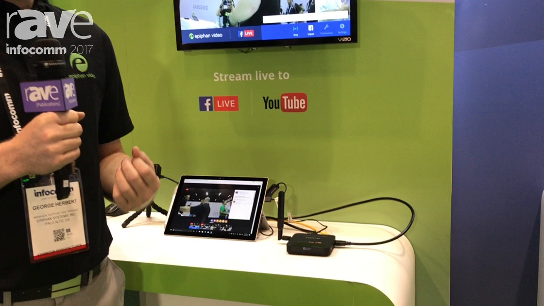 InfoComm 2017: Epiphan Video Features Webcaster X2
