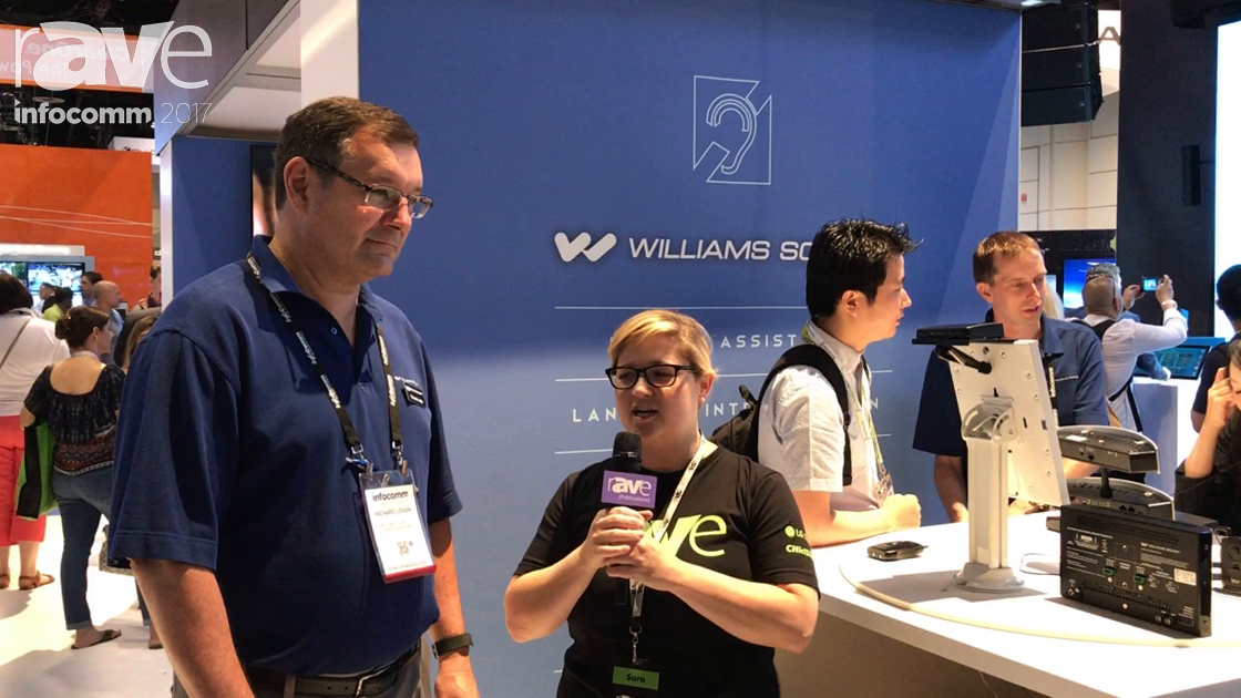 InfoComm 2017: Sara Abrons Interviews Richard Lough of Williams Sound