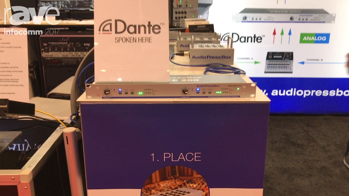 InfoComm 2017: AudioPressBox Exhibits APB-D2000 R-D Professional Press Distribution Amplifier