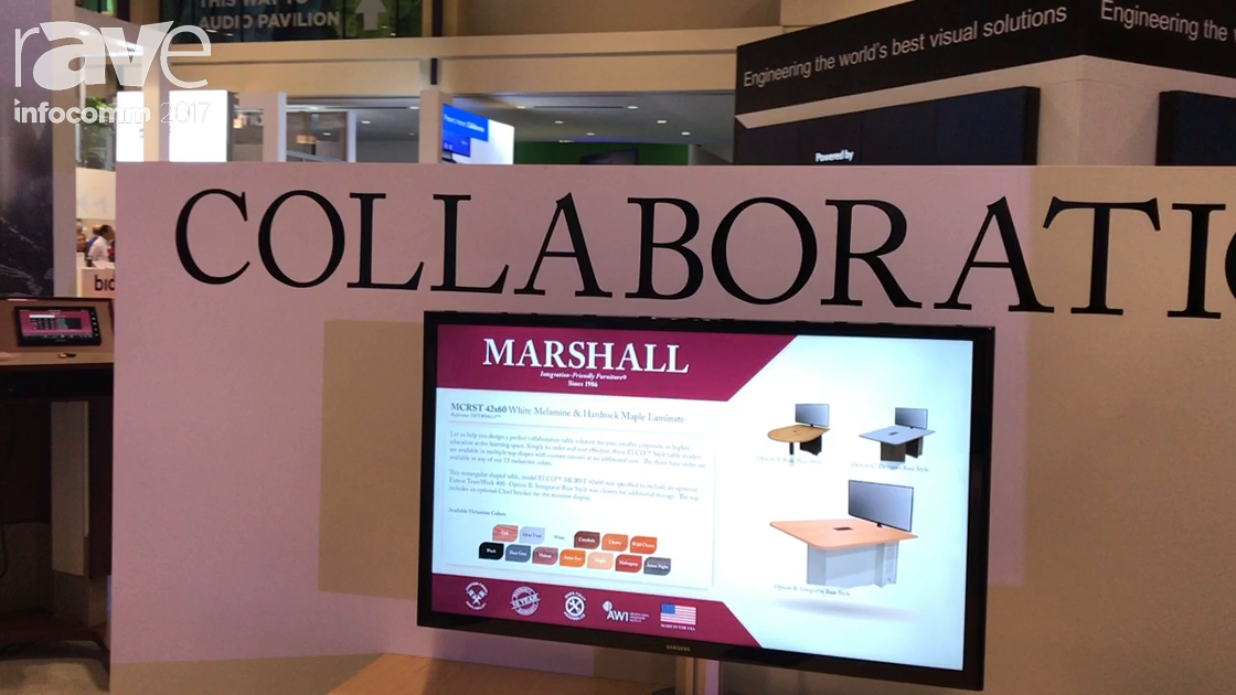 InfoComm 2017: Marshall Furniture Talks About the MCRST 42×60 Collaboration Table