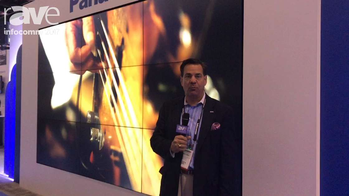 InfoComm 2017: Panasonic Features Its TH55VF1 Low Bezel High Brightness Video Panels