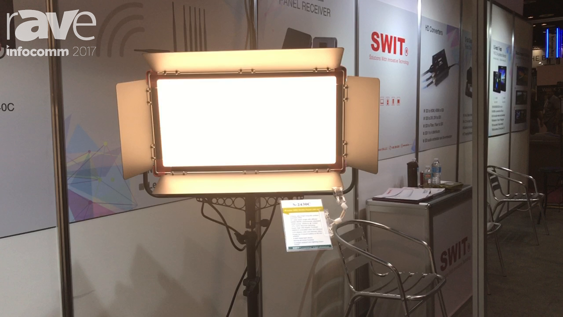 InfoComm 2017: Swit Electronics USA Reveals Surface Mounted Studio Panel Lights