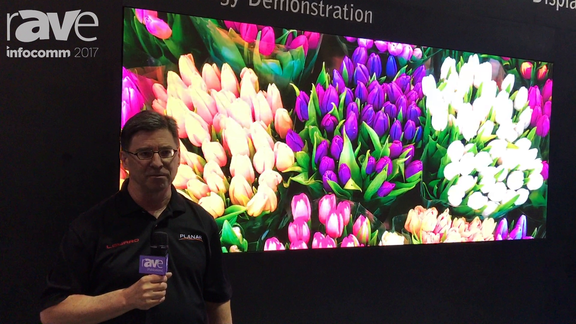 InfoComm 2017: Planar Leyard Shows Off the 0.7mm LED Display Technology Demonstration