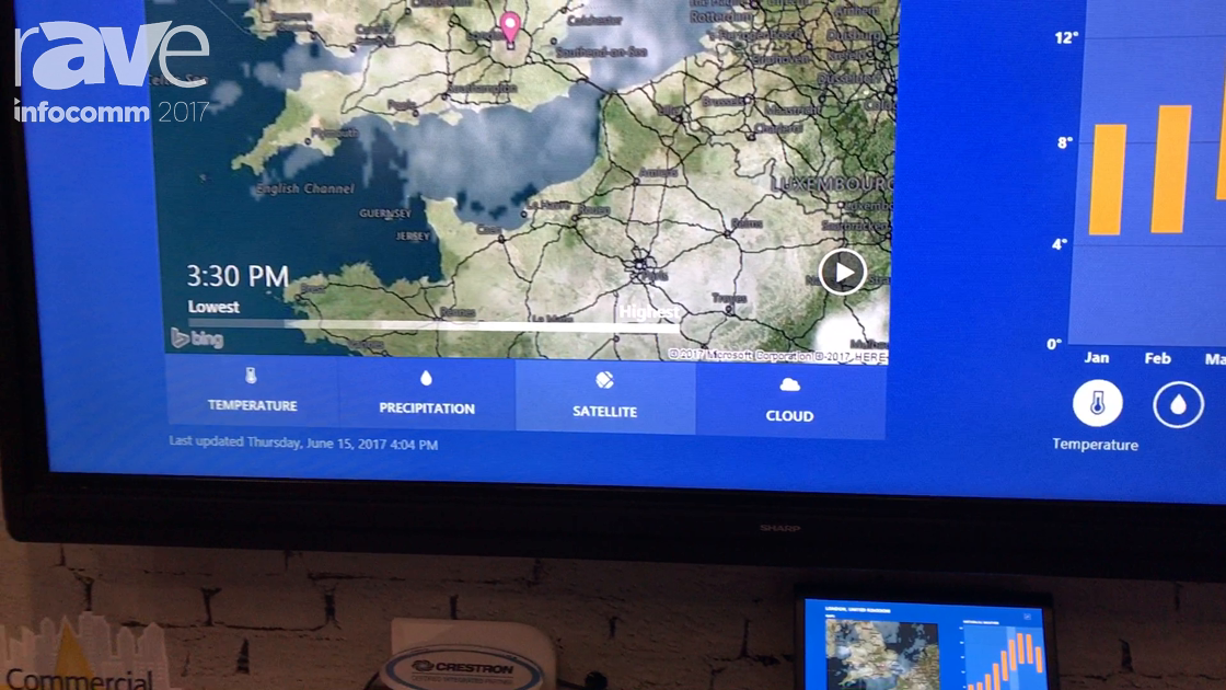 InfoComm 2017: Sharp Demos Value-Priced PNC805B AQUOS Board with Crestron Mercury