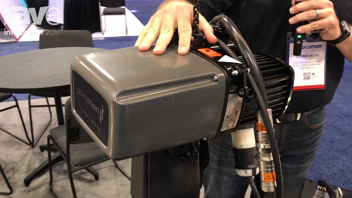 InfoComm 2017: Total Structures Demos theFlex Phase Quarter Ton Chain Hoist