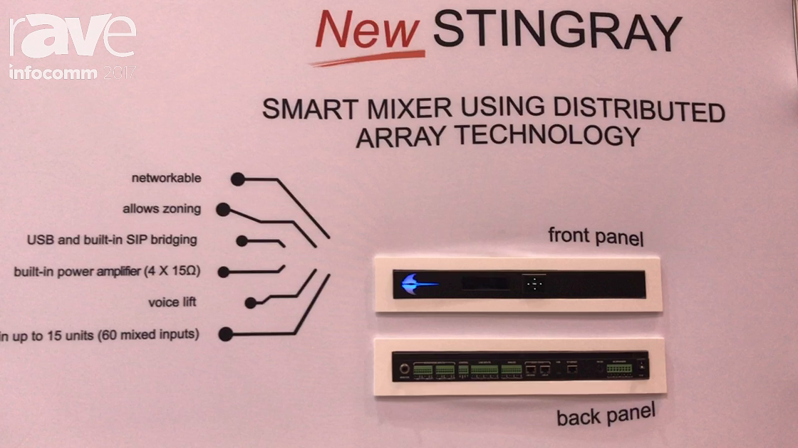 InfoComm 2017: Phoenix Audio Technologies Features Stingray Smart Mixer Using Distributed Array Tech