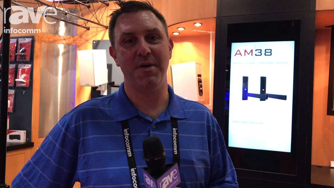 InfoComm 2017: PINPOINT MOUNTS Displays AM41C Mount with Grip