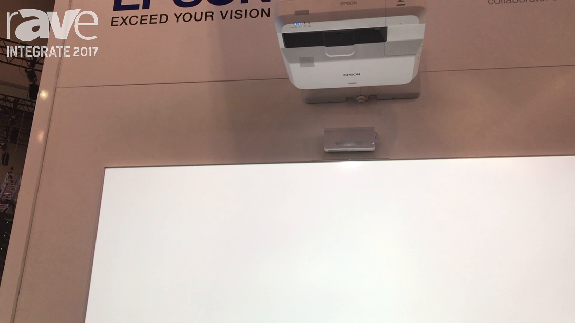 Integrate 2017: Epson Demos the EB 1470Ui Short Throw Projector in MeetingMate Application