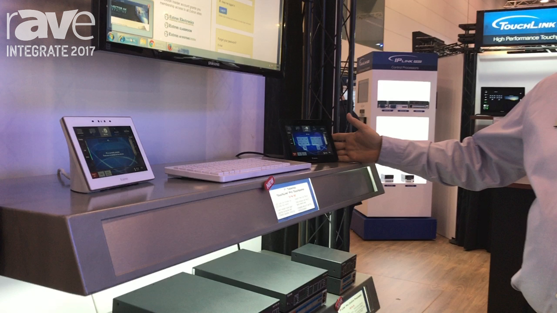 Integrate 2017: Extron Shows Off Its New Generation of TLP725 Touchlink Pro Touchpanels
