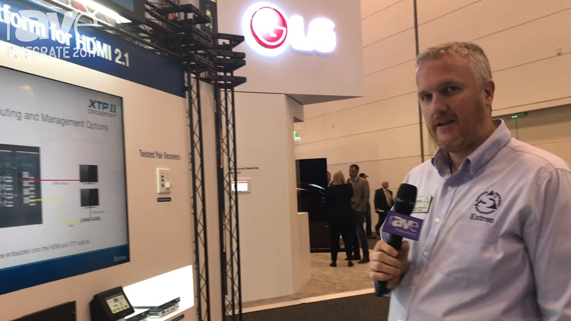 Integrate 2017: Extron Shows the XTP II CrossPoint Series, the AV ...