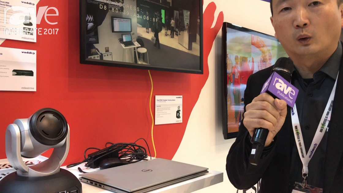 Integrate 2017: Vaddio Talks About Its RoboShot UHD HDBaseT 4K Camera on Midwich Stand