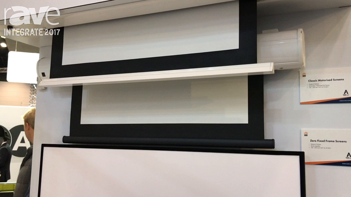Integrate 2017: Accent Visual Adds Trap Door Range of Projection Screens at Amber Technologies
