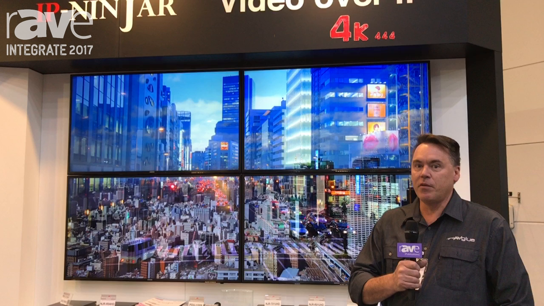 Integrate 2017: IDK Corporation Shows the IP-Ninjar Line of AV-Over-IP Products on the AVglue Stand