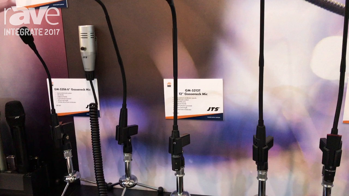 Integrate 2017: JTS Features Range of Installation Mics on the Amber Technologies Stand