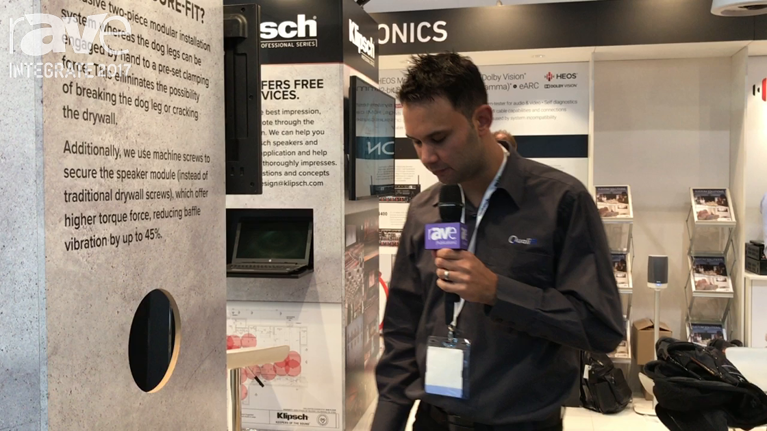 Integrate 2017: Klipsch Demos SecureFit for Reference Premiere In-Ceiling Speakers