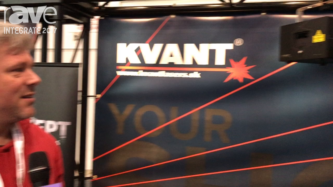 Integrate 2017: Visual Productions Features KVANT Laser Projector for Live Production