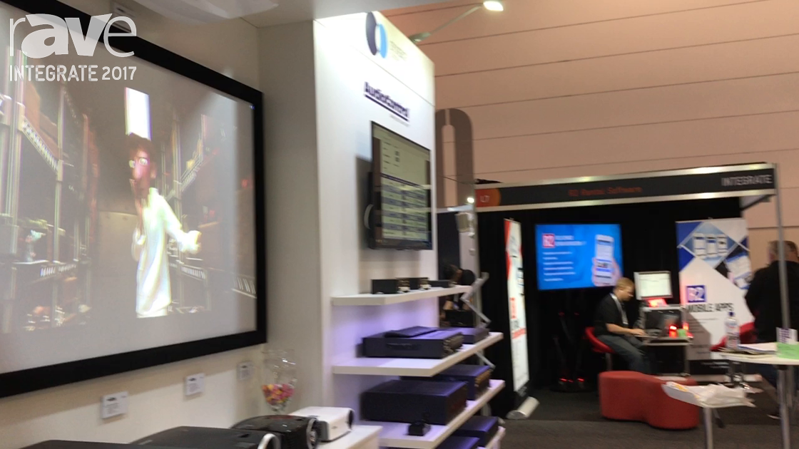 Integrate 2017: Origin Acoustics Shows Director Series of Speakers on the Synergy Custom Stand