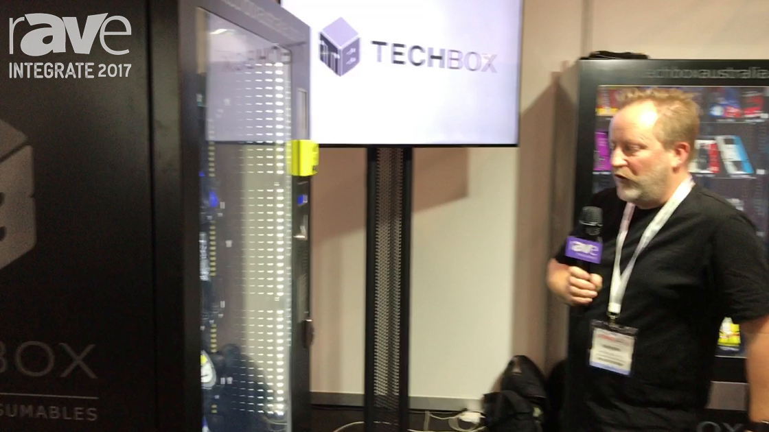 Integrate 2017: TechBox Australia Demos the TechBox Audio Visual Consumable Kiosk