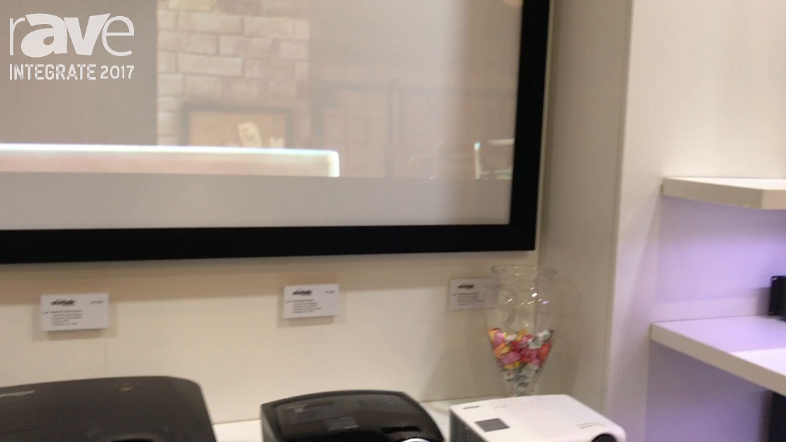 Integrate 2017: Vivitek Features HK2288 4K DLP Cinema Projector the on the Synergy Custom Stand