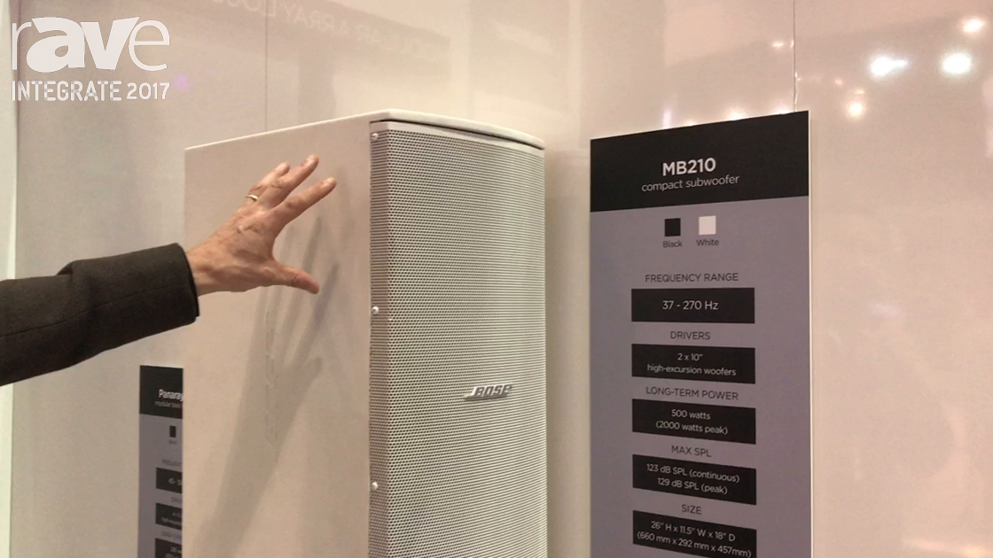 Integrate 2017: Bose Professional MB210 Unveils Its Install Compact Subwoofer