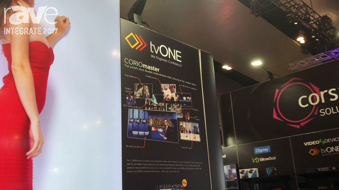 Integrate 2017: tvONE Unveils the CORIOmaster micro on the Corsair Solutions Stand
