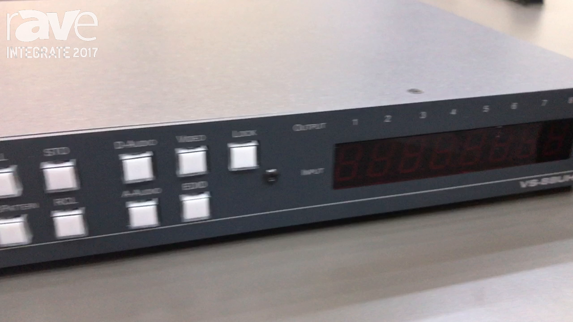 Integrate 2017: Kramer Exhibits VS-88UDHA Matrix Switcher
