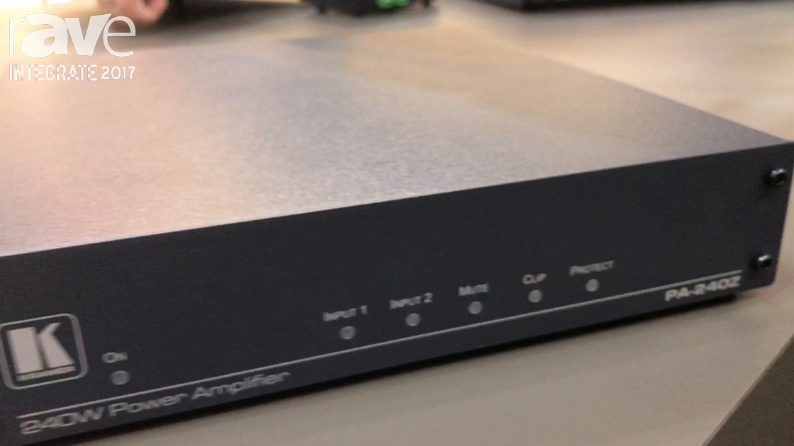 Integrate 2017: Kramer Showcases PA-240Z Amplifier