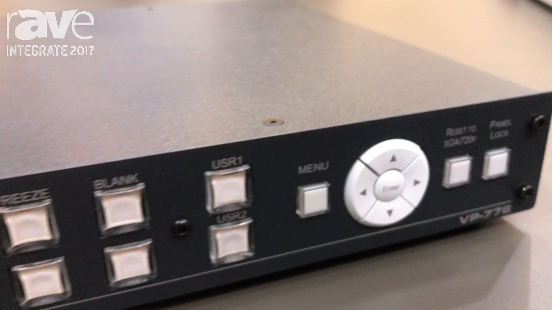 Integrate 2017: Kramer Shows VP-778 Live Events Scaler